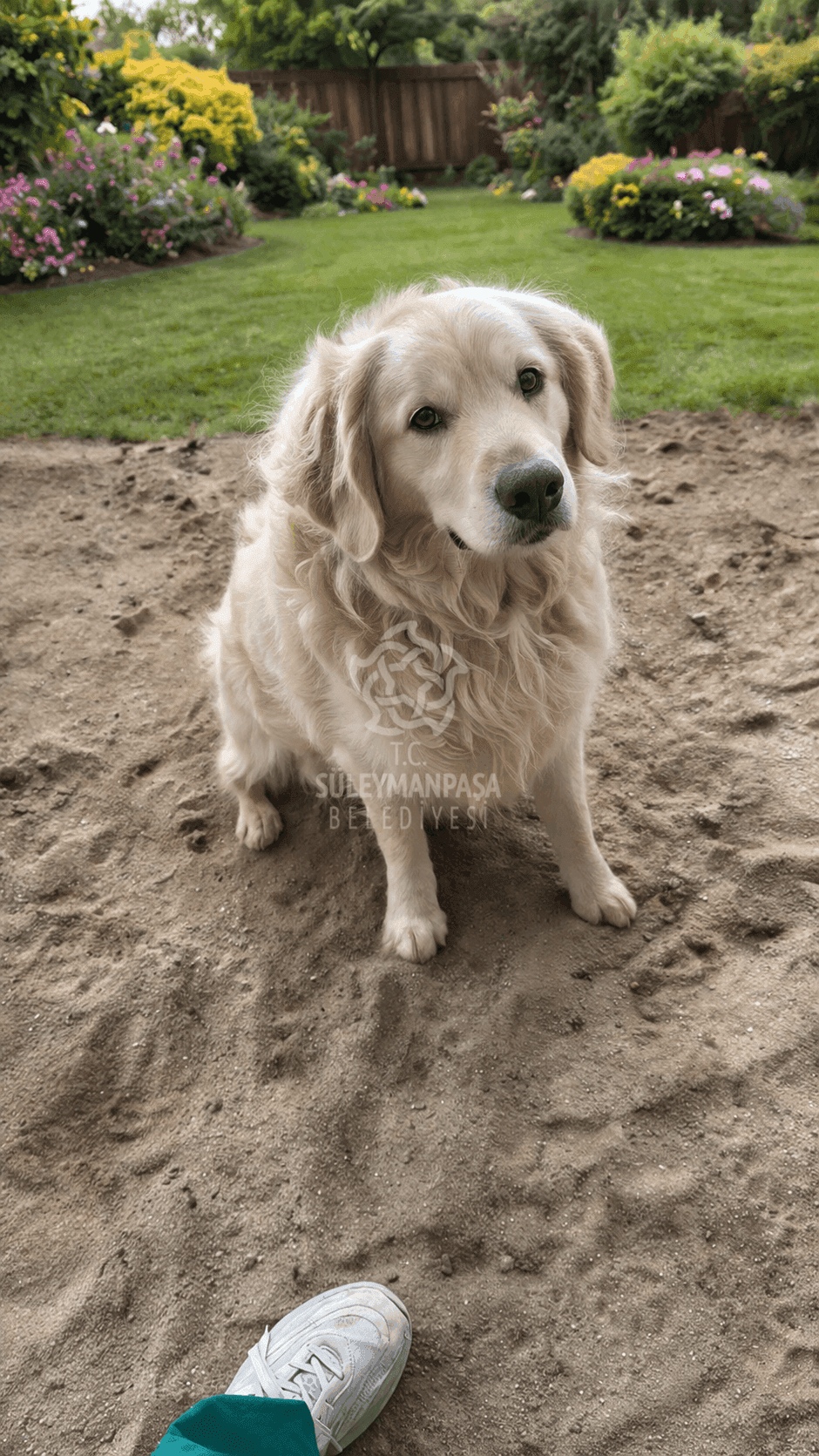 Golden Melez Köpek fotoğrafı